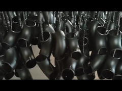 Sandblasting Astm A234 Wpb Siku 90 Derajat Lr Siku tidak berkarat