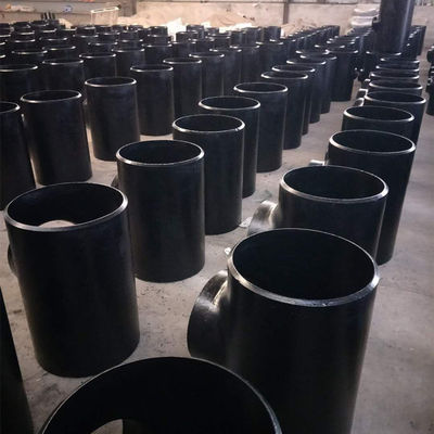 Butt Welding Fittings Mild Steel Tee Astm A234 Wpb Sch80 Std Xs Dn100 Equal