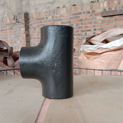 ASME / ANSI B16.9 Tees baja karbon berujung SCH40 SCH80 SCH160 Kasus kayu / Palet