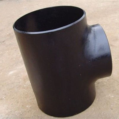 Tees bergaris baja karbon galvanis ASME/ANSI B16.9 Standar dengan beberapa perawatan permukaan