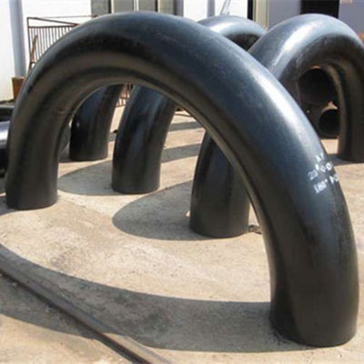 Heavy Duty Q235 Baja Karbon 180 derajat Radius Bend untuk Pipeline